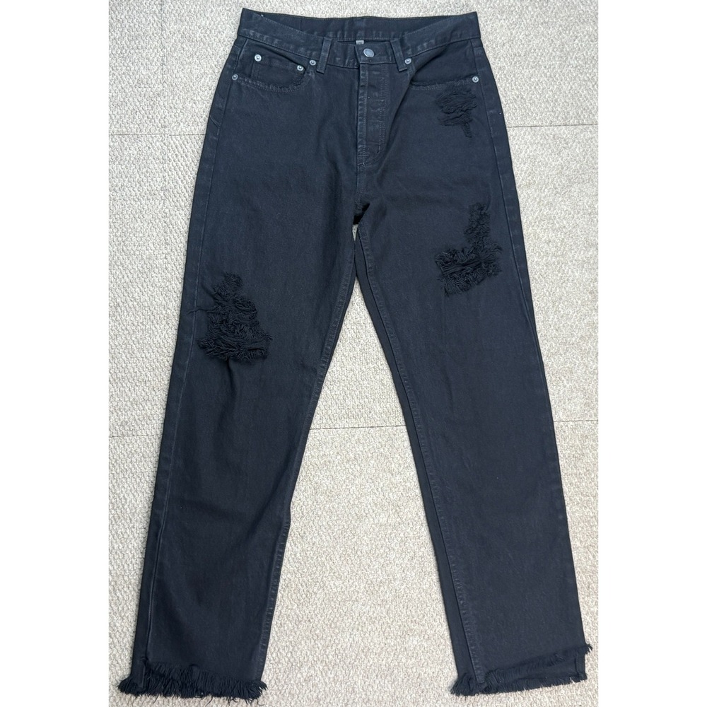 Carmar Los Angeles Women's 5 Pocket Button Fly Black Denim Jeans‎ Size 28